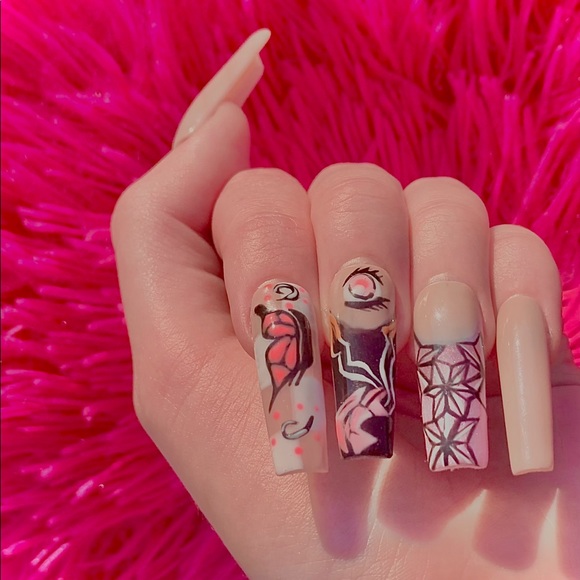 Anime Girl Press On Nails - Picture 8 of 12